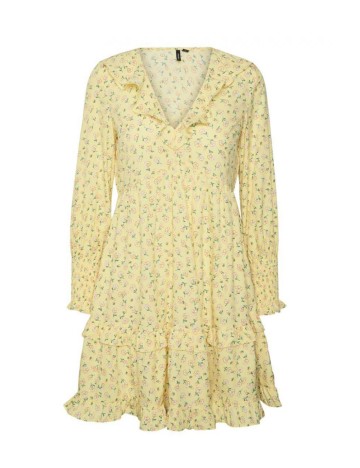 Rochie scurta Vero Moda, galben
