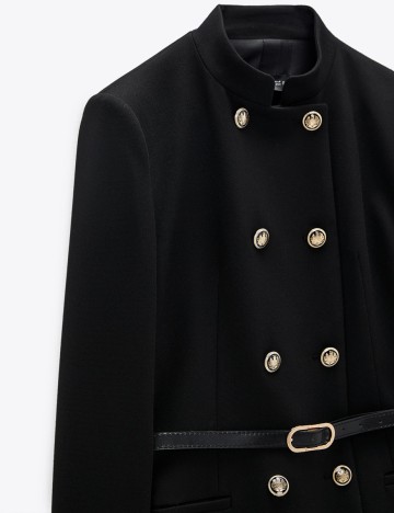 Sacou Zara, negru, S