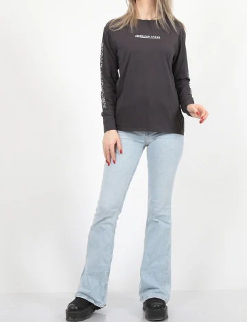 Bluza American Eagle, gri inchis