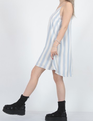 Rochie scurta American Eagle, alb/albastru