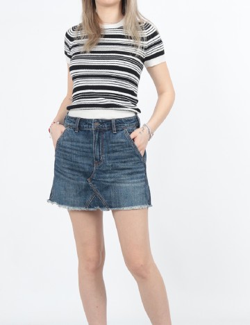 
						Fusta American Eagle, albastru
