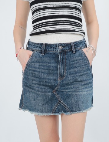 Fusta American Eagle, albastru