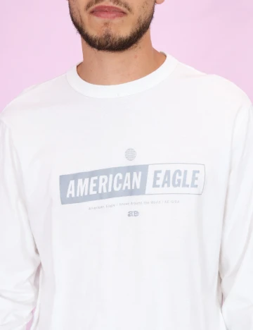 Bluza American Eagle, alb