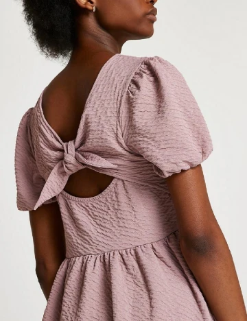 Rochie scurta River Island, roz pudra Roz