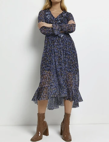 Rochie medie River Island, bleumarin