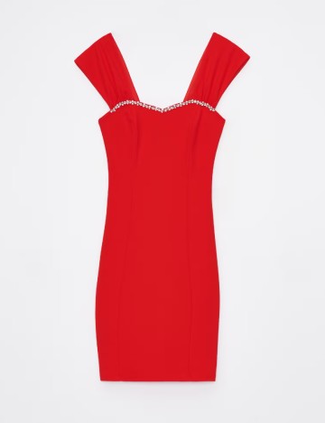 Rochie scurta Mohito, rosu