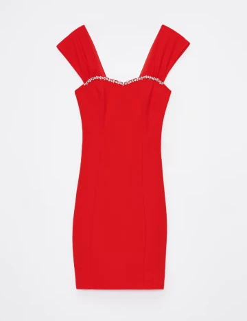 Rochie scurta Mohito, rosu