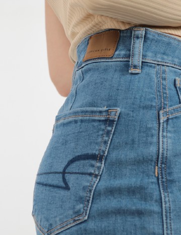 Fusta American Eagle, albastru