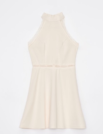 Rochie scurta Mohito, ecru