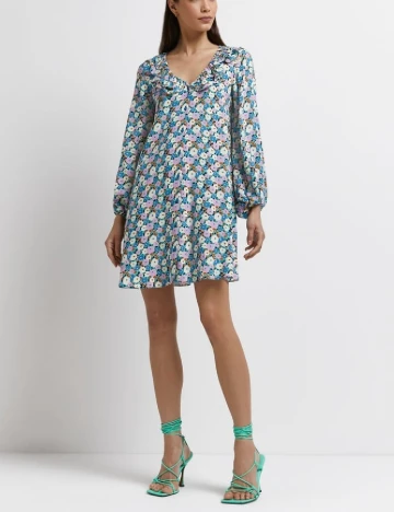 Rochie scurta River Island, imprimeu floral