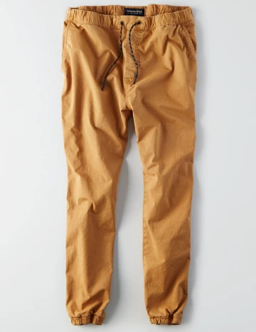 Pantaloni American Eagle, maro deschis