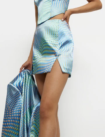 Fusta River Island, mix culori