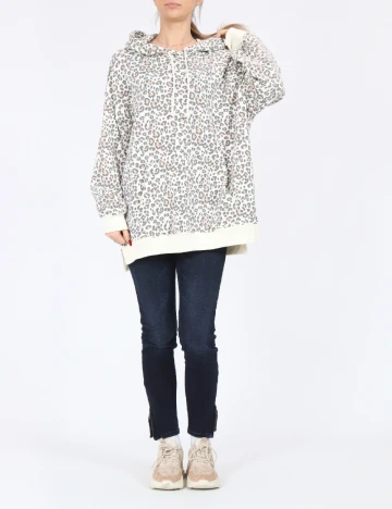 Hanorac Oversize American Eagle, animal print