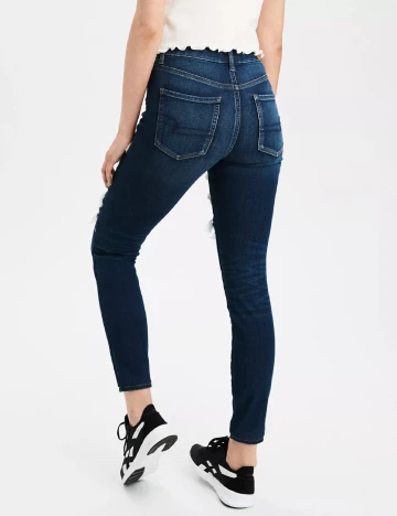 Blugi American Eagle, bleumarin Albastru