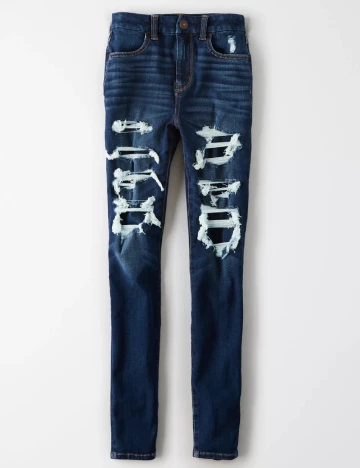 Blugi American Eagle, bleumarin Albastru