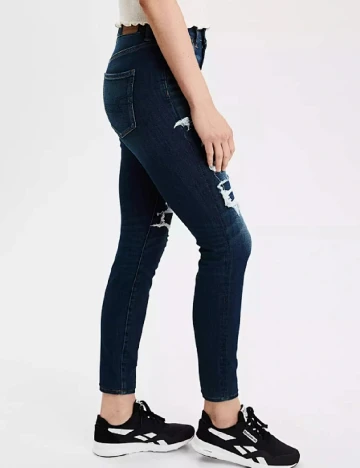 Blugi American Eagle, bleumarin Albastru
