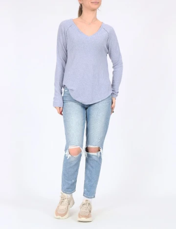 Bluza Oversize American Eagle, bleu
