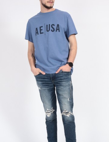 Tricou American Eagle, albastru
