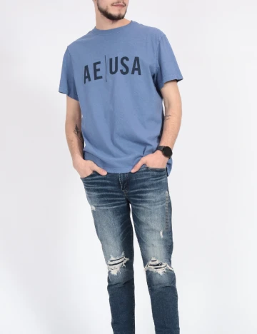 Tricou American Eagle, albastru