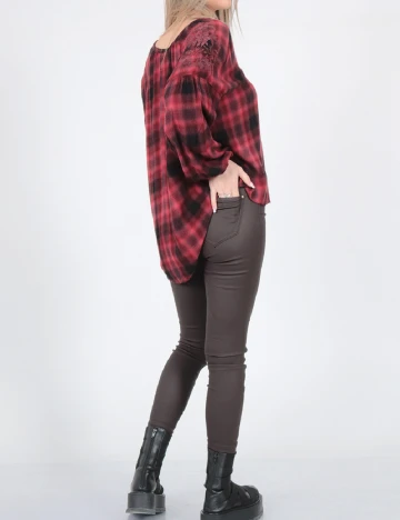Bluza American Eagle, visiniu Rosu