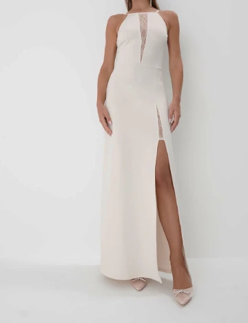 Rochie lunga Mohito, ecru