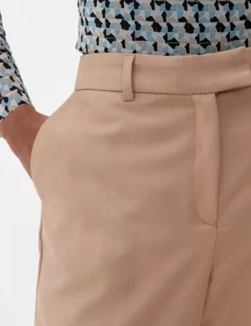 Pantaloni s.Oliver, maro deschis