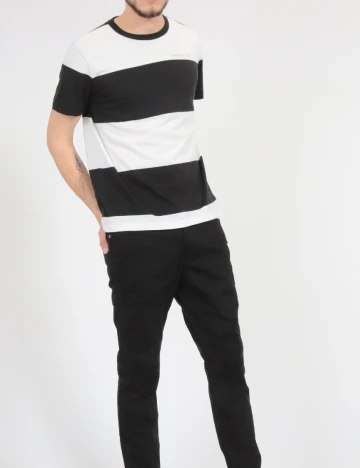 Tricou American Eagle, alb/negru