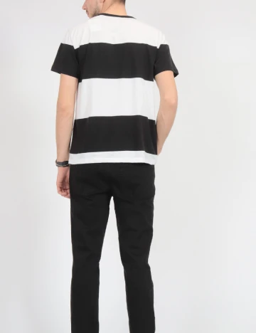 Tricou American Eagle, alb/negru