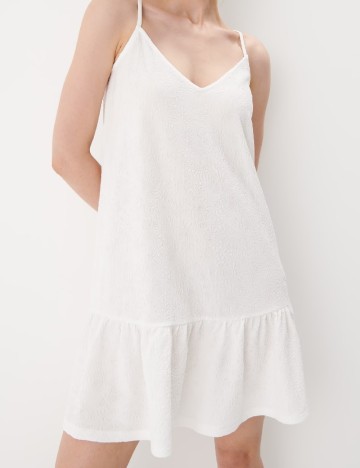 Rochie scurta Mohito, alb
