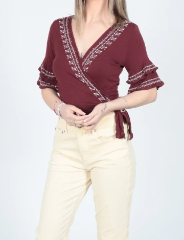 Bluza American Eagle, rosu Rosu