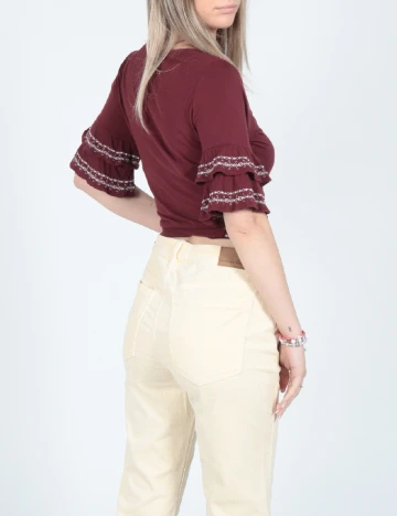 Bluza American Eagle, rosu Rosu