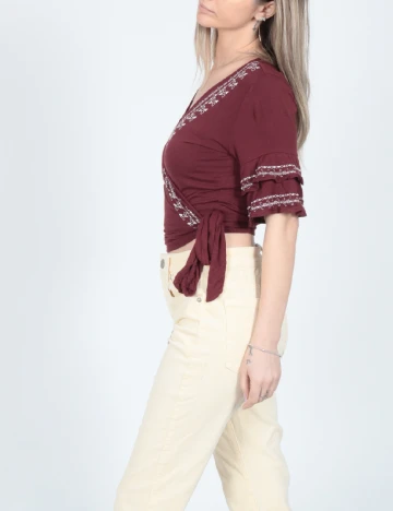 Bluza American Eagle, rosu Rosu