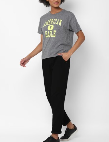 Tricou American Eagle, gri