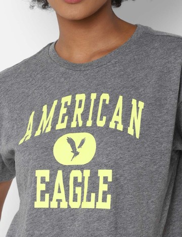 Tricou American Eagle, gri