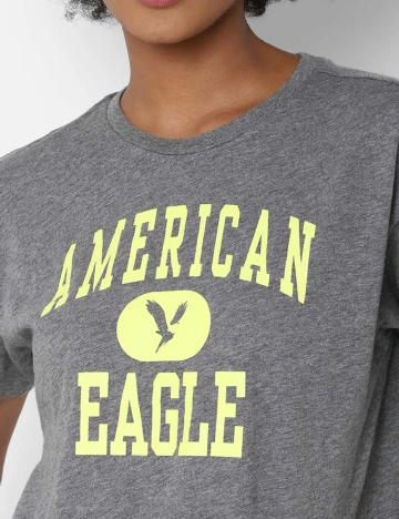 Tricou American Eagle, gri Gri