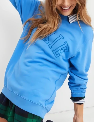 Bluza Oversize Aerie, albastru