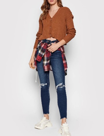 
						Blugi American Eagle, albastru