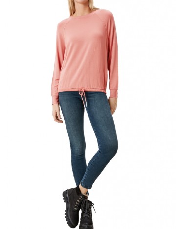 
						Bluza Oversize s.Oliver, roz pudra