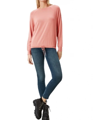 Bluza Oversize s.Oliver, roz pudra Roz