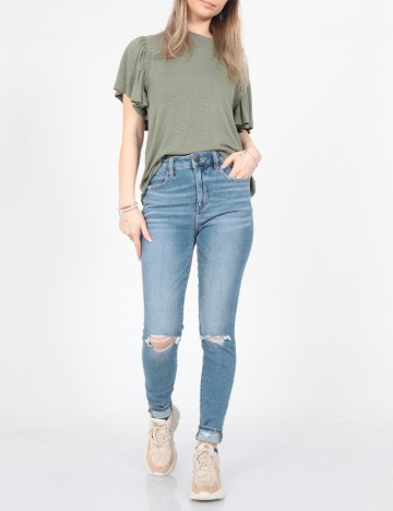 
						Blugi American Eagle, albastru