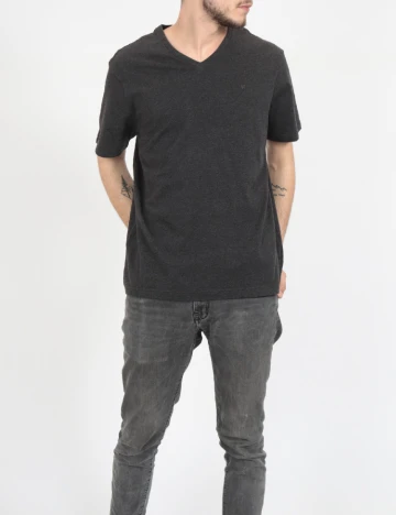 Tricou American Eagle, gri inchis