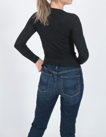 Bluza American Eagle, gri inchis