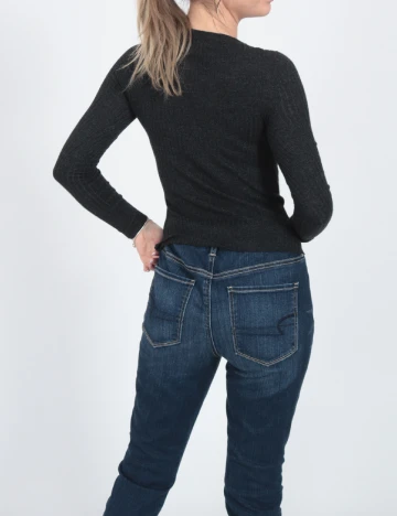 Bluza American Eagle, gri inchis