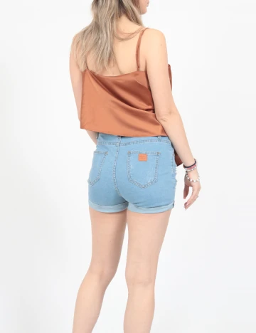 Pantaloni scurti SHEIN, albastru