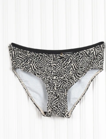 Chilot de baie Bon a Parte, crem/negru