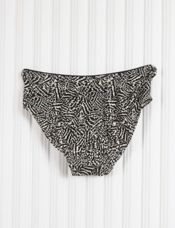 Chilot de  baie Bon a Parte, crem/negru