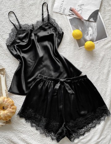 Pijama SHEIN, negru