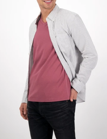 Camasa American Eagle, gri deschis