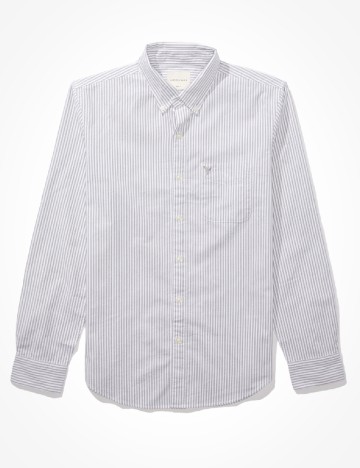 Camasa American Eagle, gri deschis