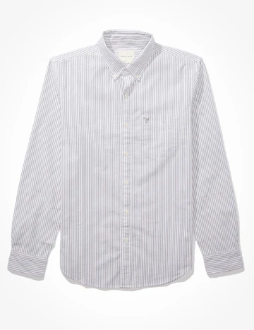 Camasa American Eagle, gri deschis